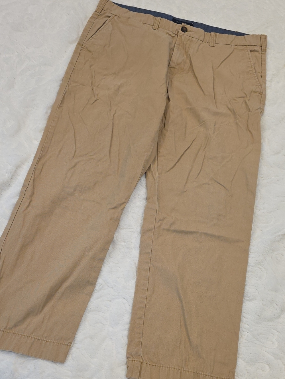 Tommy Hilfiger Khaki Straight-Leg Chinos